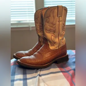 Men’s Elephant skin Justin boots