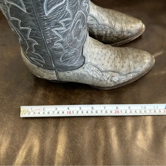 Men’s Gray Western Cowboy Boots size 8 EE (Extra Large)