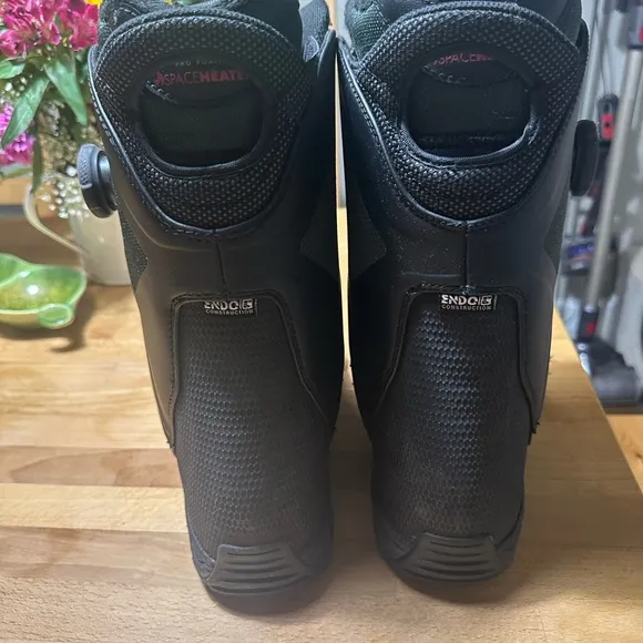 Men’s K2 Black Lasso Pro Snowboard Boots Size 9