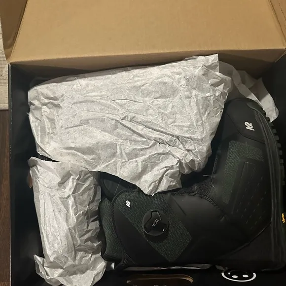 Men’s K2 Black Lasso Pro Snowboard Boots Size 9