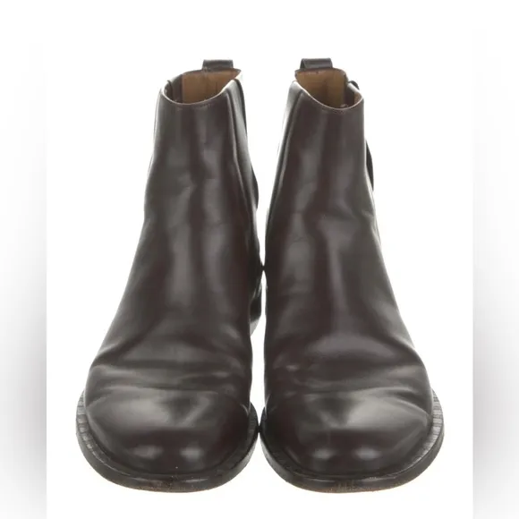 Men’s Louis Vuitton Leather Ankle Chelsea Boots - Sz 9