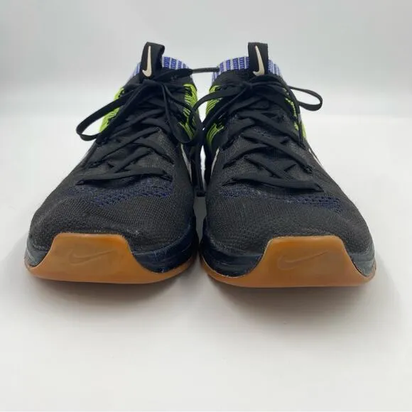 Men’s Nike Metcon 2 DSX Flyknit Black Volt Cross Training Shoes men’s 9 gum sole