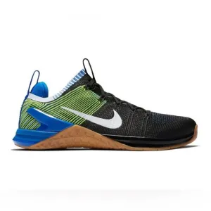 Men’s Nike Metcon 2 DSX Flyknit Black Volt Cross Training Shoes men’s 9 gum sole
