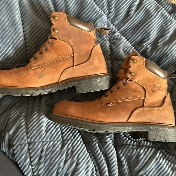 Men’s Red Wing Brown Boots - Size 10