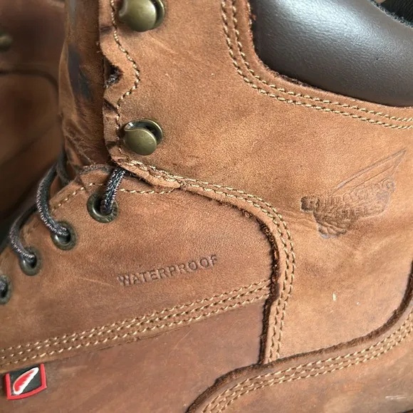 Men’s Red Wing Brown Boots - Size 10