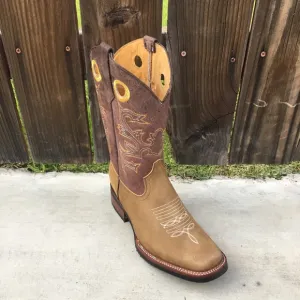 Men’s Rodeo Boots Genuine Cowhide Leather