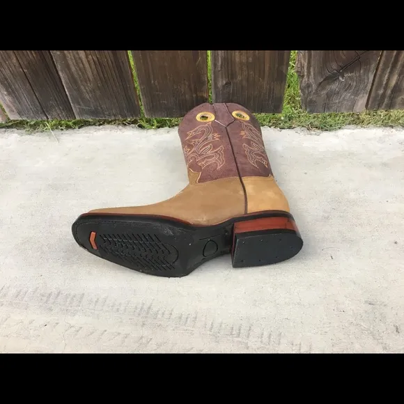 Men’s Rodeo Boots Genuine Cowhide Leather