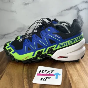 Mens Size 9.5 - Salomon Spikecross 6 Gore-Tex Studded Trail Hiking Running Shoes