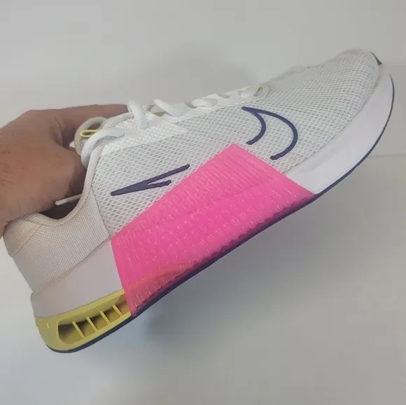 Mens Size Nike Metcon 9 White Fierce Pink Sneakers DZ2617 102 Training Shoes