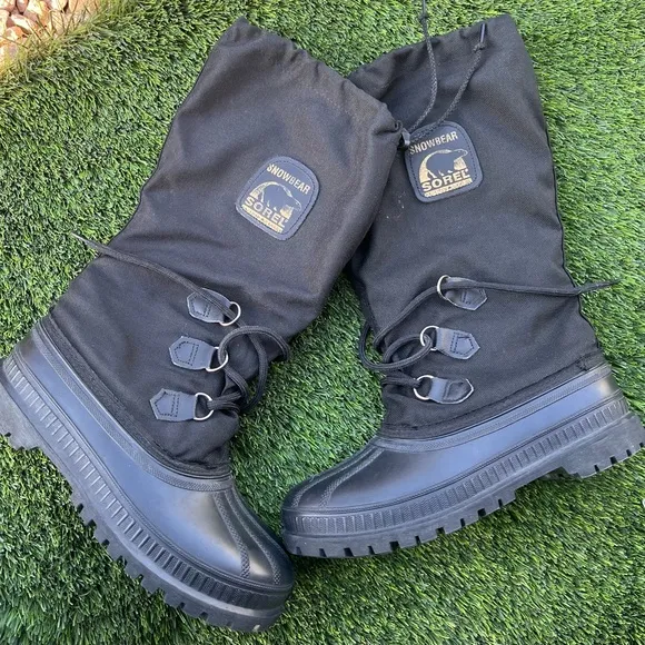 MEN’S SOREL black Snow boots