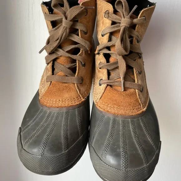 Men's Sorel Brown and Black Rain &amp; Snow Boots