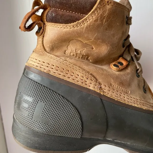 Men's Sorel Brown and Black Rain &amp; Snow Boots