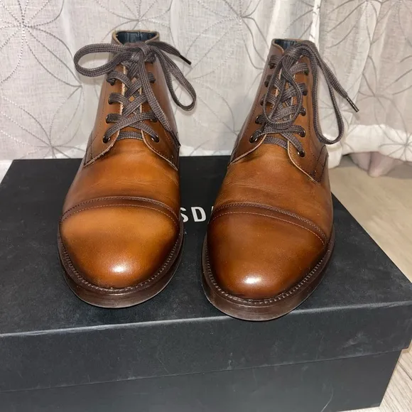 Men’s Thursday Cadet Boots. Walnut. Size 10