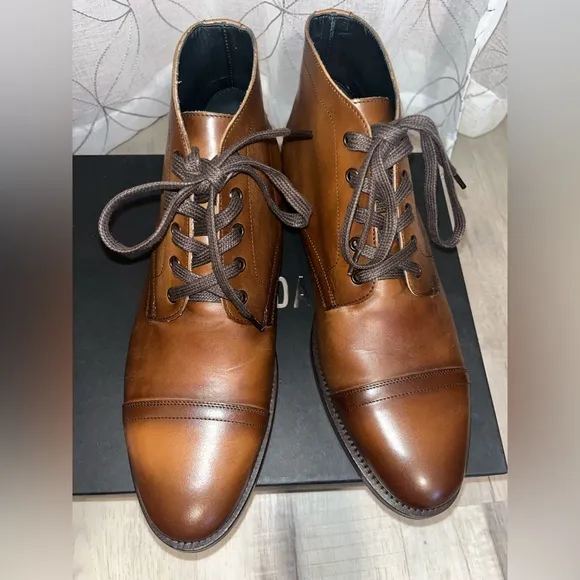 Men’s Thursday Cadet Boots. Walnut. Size 10