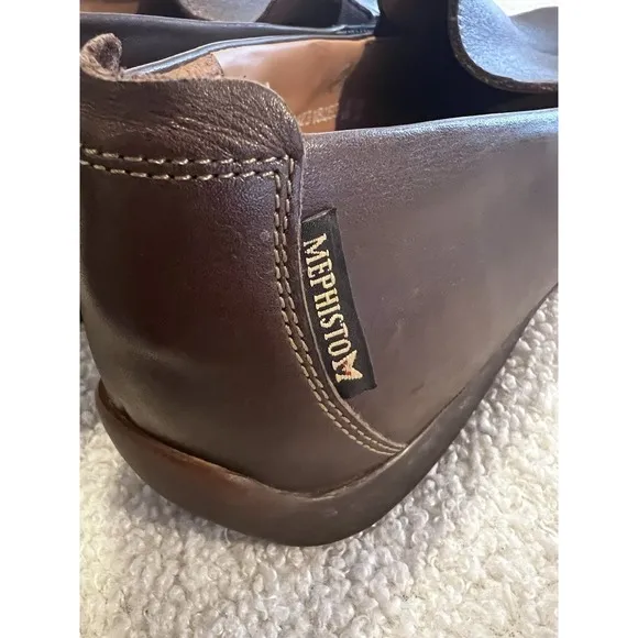 Mephisto Men's Leather Shoes Slip One Rubber Sole Size 9.5