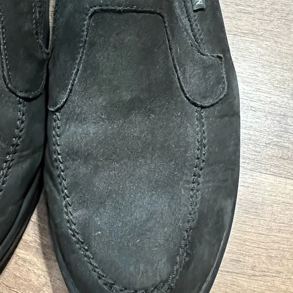 Mephisto Runoff Slip On Black Shoes Size 9.5