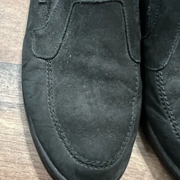 Mephisto Runoff Slip On Black Shoes Size 9.5