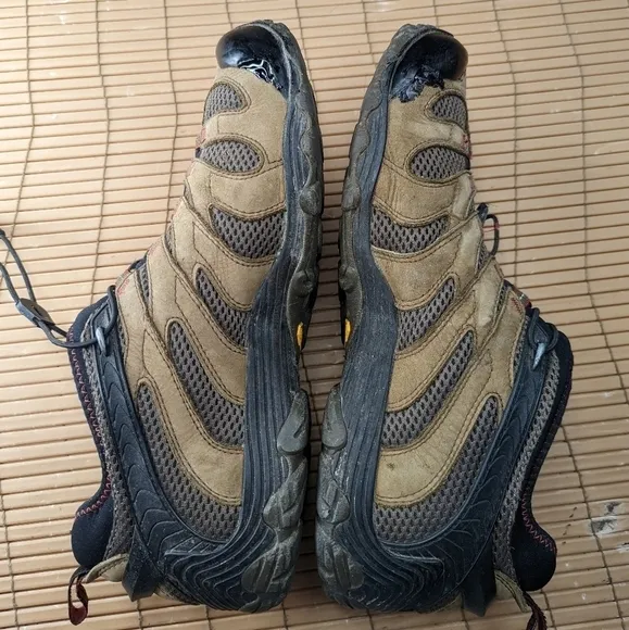 Merrell Chameleon 7 Stretch Boulder Mens US 13 Hiking Shoes J12065 Brown Black.