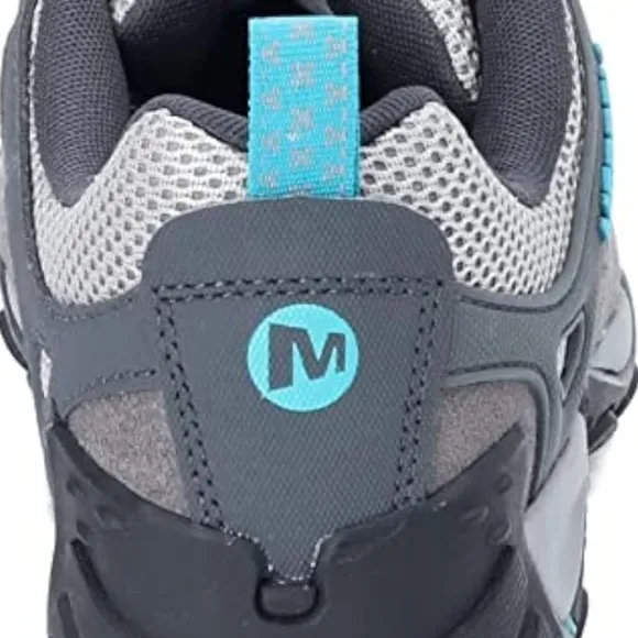 Merrell Crosslander 2 Hiking Grey and Teal Shoes 6.5