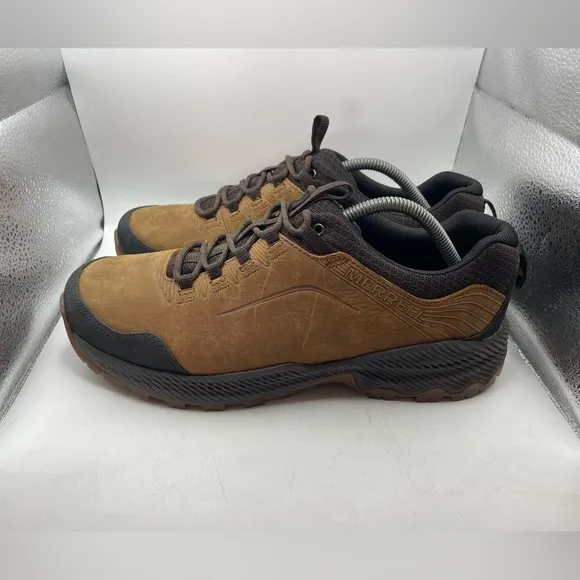Merrell Forestbound Waterproof Men's Brown Hiking Shoes size 10