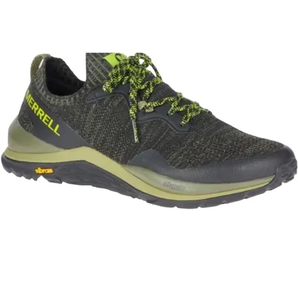 MERRELL Men’s MAG-9 Running Shoes in Olive Size 8.5 — Very Gently Worn
