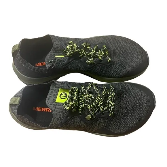MERRELL Men’s MAG-9 Running Shoes in Olive Size 8.5 — Very Gently Worn