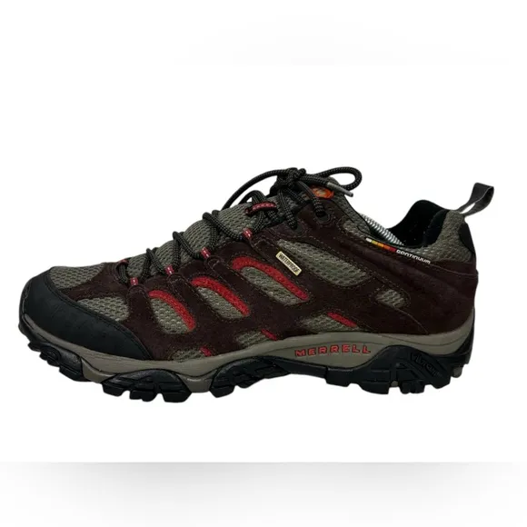 Merrell Moab Low Waterproof Hiking Trail Espresso Vibram Mens J39723 Size 12 EUC