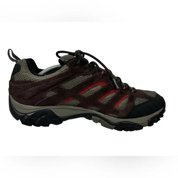 Merrell Moab Low Waterproof Hiking Trail Espresso Vibram Mens J39723 Size 12 EUC