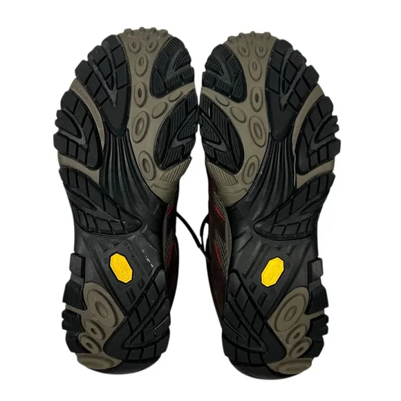 Merrell Moab Low Waterproof Hiking Trail Espresso Vibram Mens J39723 Size 12 EUC