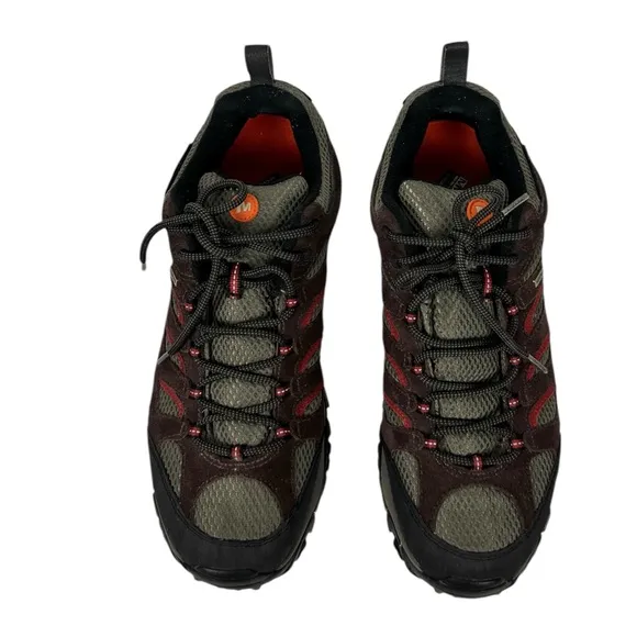 Merrell Moab Low Waterproof Hiking Trail Espresso Vibram Mens J39723 Size 12 EUC