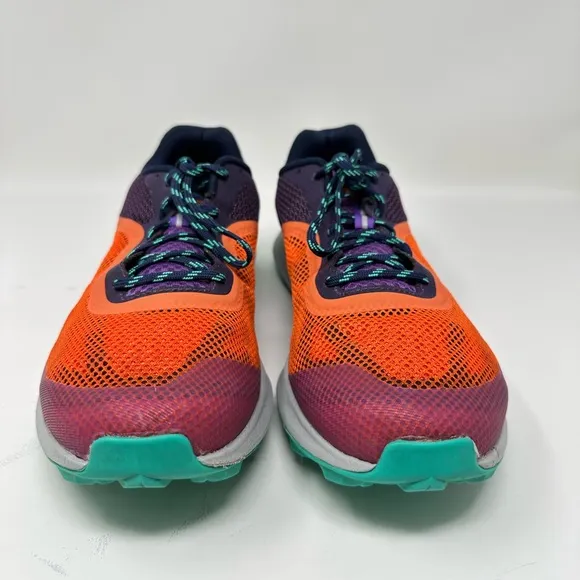 Merrell MTL Skyfire Trail Running Shoes Purple, Orange, Teal Sneakers Women's 11