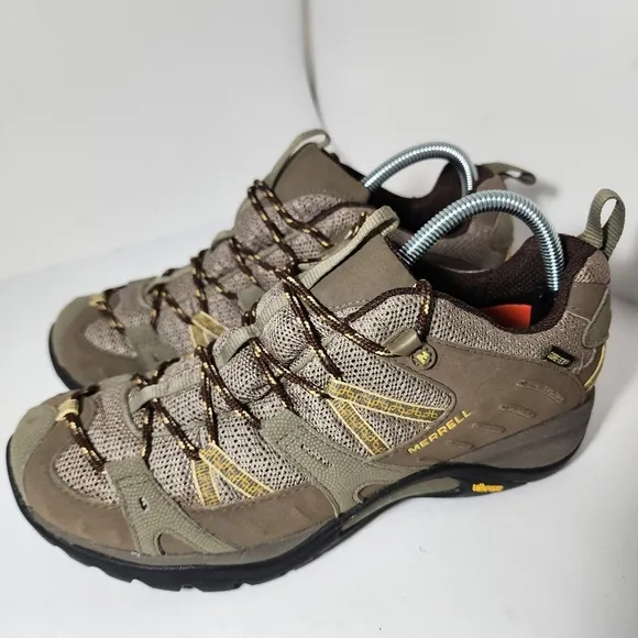 Merrell Siren Sport Brown Gore Tex Lace Up Sport Hiking Trail Shoes Womens 10.