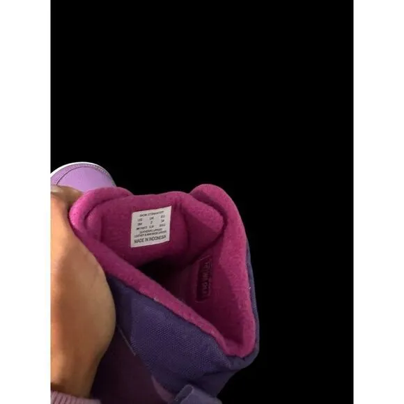 Merrell Storm kids girls purple snow boots 3