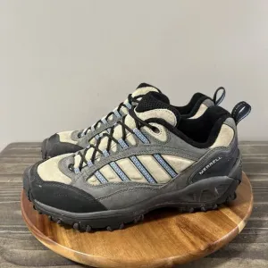 Merrell  Women’s Size 8.5 45 Degree Blade Grey/Light Blue Lace Up Hiking Shoes