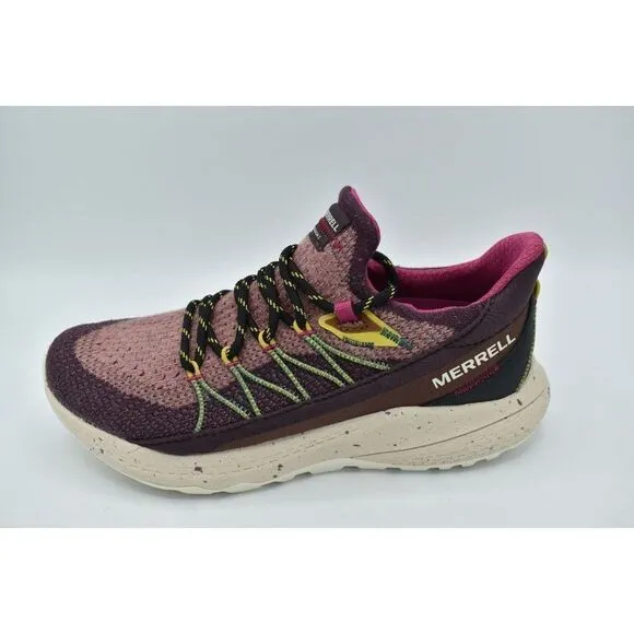 Merrell Womens Size 7 Bravada 2 Burgundy Hiking Trail Sneakers Shoes