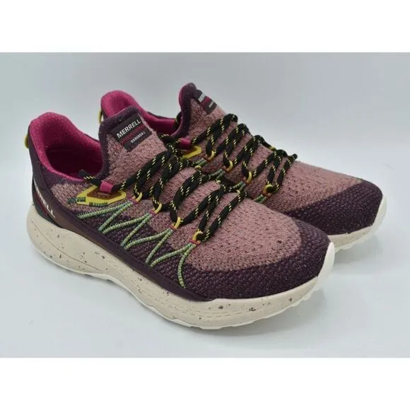 Merrell Womens Size 7 Bravada 2 Burgundy Hiking Trail Sneakers Shoes