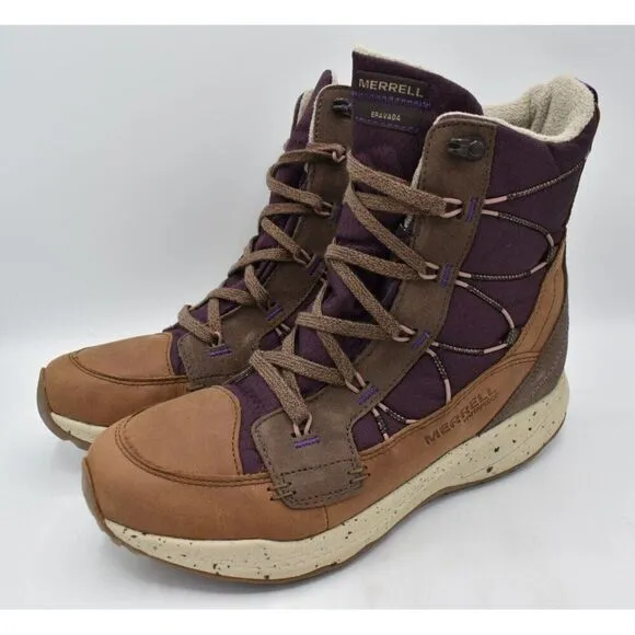 Merrell Bravada 2 Womens Size 10.5 Thermo Mid Waterproof Insulated Snow Boots