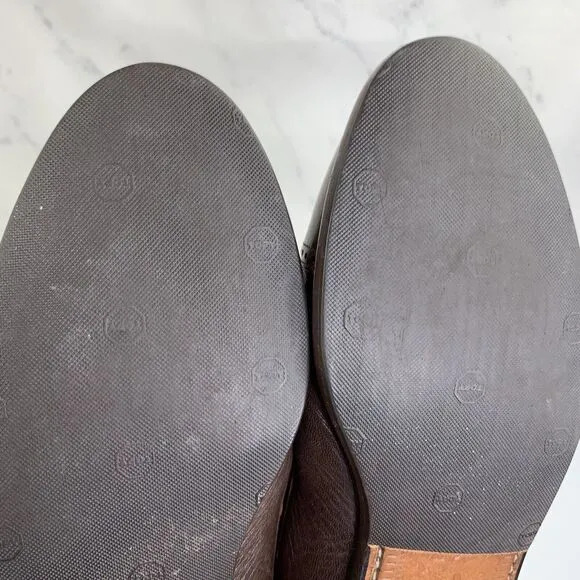 Mezlan Havana Leather Cap Toe Tassel Loafer Slip On Sz 10.5 M Dress Shoes Mens
