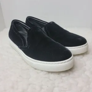 M. Gemi The Cerchio Velvet Womens Slip On Size 8.5 Black Sneakers Shoes