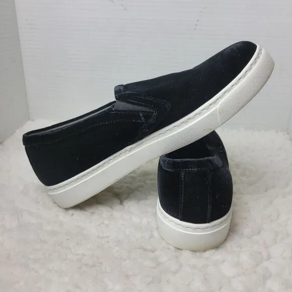 M. Gemi The Cerchio Velvet Womens Slip On Size 8.5 Black Sneakers Shoes