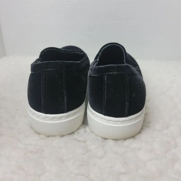 M. Gemi The Cerchio Velvet Womens Slip On Size 8.5 Black Sneakers Shoes