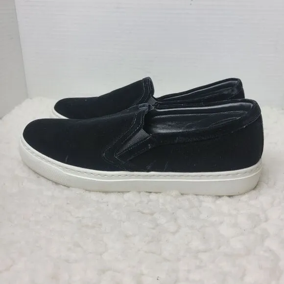 M. Gemi The Cerchio Velvet Womens Slip On Size 8.5 Black Sneakers Shoes