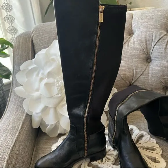 Michael Kors Over the Knee Leather Boots Women’s 6