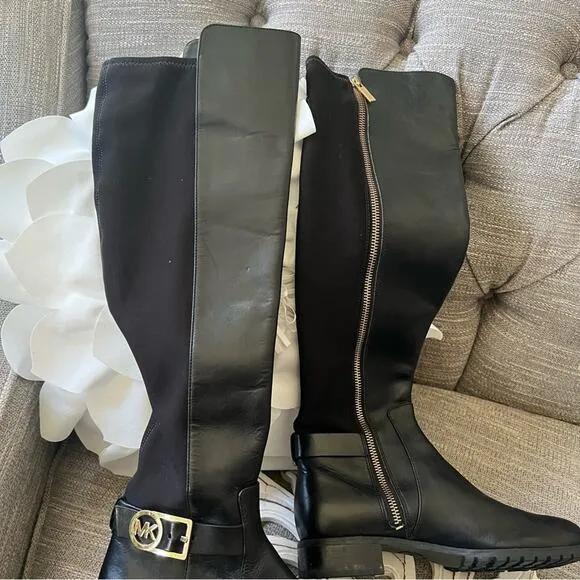 Michael Kors Over the Knee Leather Boots Women’s 6