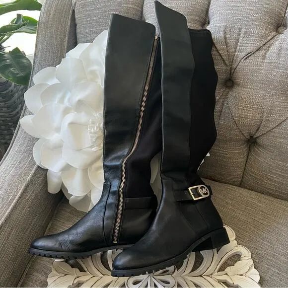 Michael Kors Over the Knee Leather Boots Women’s 6