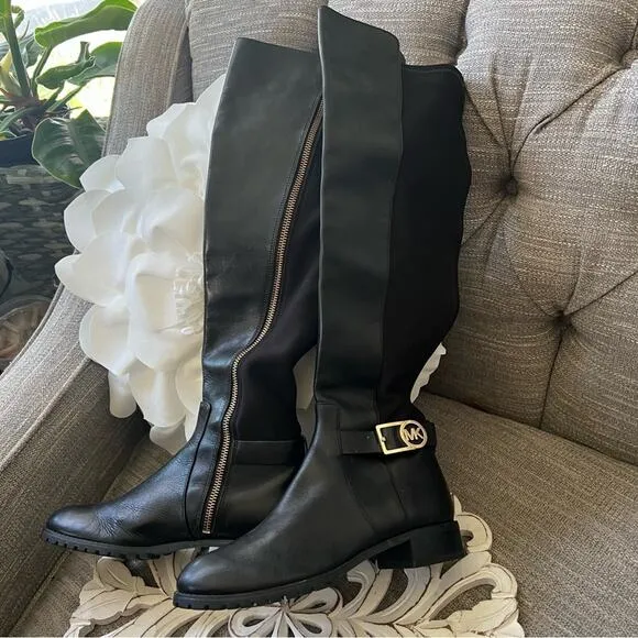 Michael Kors Over the Knee Leather Boots Women’s 6