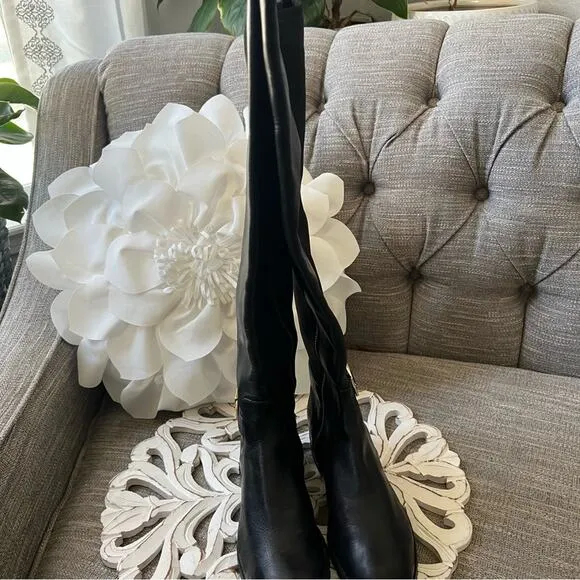 Michael Kors Over the Knee Leather Boots Women’s 6