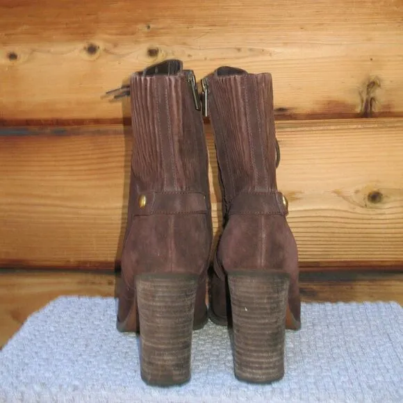 Michael Kors women’s 9.5 Brown Heeled Ankle Boots