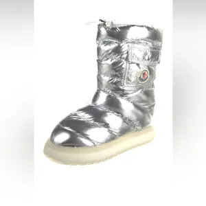 Monclear Gaia Pocket Mid Snow Boot Silver | 9.5
