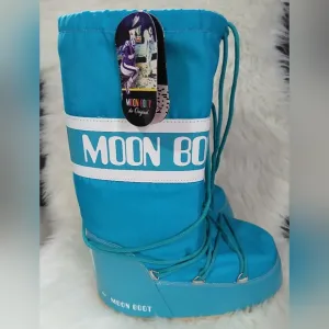 Moon Boot Turquoise Snow Boots